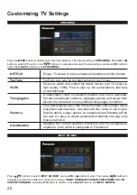 Preview for 20 page of Panasonic TC-50CX400U Owner'S Manual