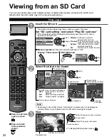 Предварительный просмотр 22 страницы Panasonic TC-50PS14 - 49.9" Plasma TV Operating Instructions Manual