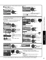 Предварительный просмотр 41 страницы Panasonic TC-50PS14 - 49.9" Plasma TV Operating Instructions Manual