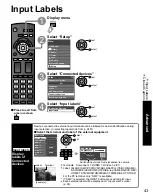 Preview for 43 page of Panasonic TC-50PS14 - 49.9" Plasma TV Operating Instructions Manual