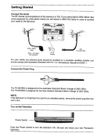 Preview for 3 page of Panasonic TC-80V95A Operating Instructions Manual