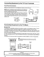 Preview for 18 page of Panasonic TC-80V95A Operating Instructions Manual