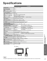 Preview for 41 page of Panasonic TC-L19C30 Owner'S Manual