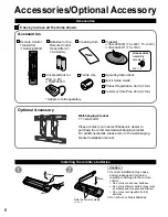 Предварительный просмотр 8 страницы Panasonic TC-L26X1 - 26" LCD TV Operating Instructions Manual