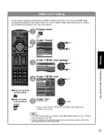 Предварительный просмотр 23 страницы Panasonic TC-L26X1 - 26" LCD TV Operating Instructions Manual