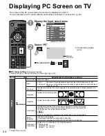 Предварительный просмотр 24 страницы Panasonic TC-L26X1 - 26" LCD TV Operating Instructions Manual