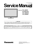 Panasonic TC-L3252C Service Manual preview