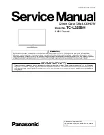 Preview for 1 page of Panasonic TC-L32B6H Service Manual