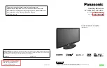 Preview for 1 page of Panasonic TC-L32C12X Operating Instructions Manual