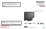 Panasonic TC-L32C12X Operating Instructions Manual preview