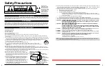 Preview for 3 page of Panasonic TC-L32C12X Operating Instructions Manual