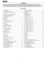 Preview for 2 page of Panasonic TC-L32C20P Service Manual