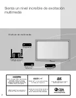 Preview for 2 page of Panasonic TC-L32C22 Quick Setup Guide (English Manual De Instrucciones