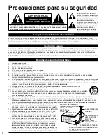 Preview for 4 page of Panasonic TC-L32C22 Quick Setup Guide (English Manual De Instrucciones