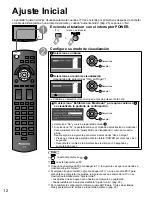 Preview for 12 page of Panasonic TC-L32C22 Quick Setup Guide (English Manual De Instrucciones