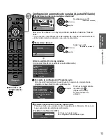 Preview for 13 page of Panasonic TC-L32C22 Quick Setup Guide (English Manual De Instrucciones