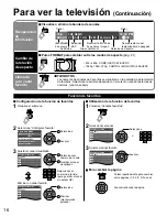 Preview for 16 page of Panasonic TC-L32C22 Quick Setup Guide (English Manual De Instrucciones