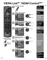 Preview for 28 page of Panasonic TC-L32C22 Quick Setup Guide (English Manual De Instrucciones