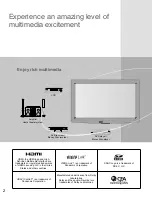 Preview for 2 page of Panasonic TC-L32C22 Quick Setup Guide (English Operating Instructions Manual