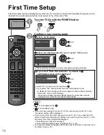 Preview for 12 page of Panasonic TC-L32C22 Quick Setup Guide (English Operating Instructions Manual