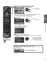 Preview for 13 page of Panasonic TC-L32C22 Quick Setup Guide (English Operating Instructions Manual