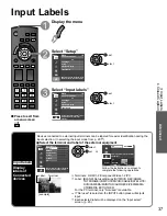 Preview for 37 page of Panasonic TC-L32C22 Quick Setup Guide (English Operating Instructions Manual