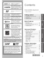 Preview for 3 page of Panasonic TC-L32DT30 Owner'S Manual