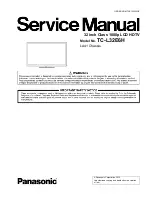 Panasonic TC-L32E6H Service Manual preview