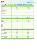 Preview for 2 page of Panasonic TC-L32G1 - 32" LCD TV Specifications