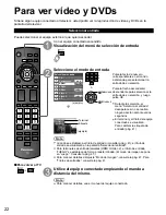 Предварительный просмотр 22 страницы Panasonic TC-L32S1 - 31.5" LCD TV Instrucciones De Operación