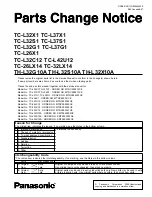 Предварительный просмотр 66 страницы Panasonic TC-L32X1 - 31.5" LCD TV Service Manual