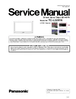 Panasonic TC-L32X1N Service Manual preview