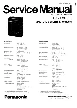 Panasonic TC-L38D Service Manual предпросмотр