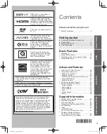 Предварительный просмотр 3 страницы Panasonic TC-L42D30 Owner'S Manual