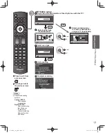 Предварительный просмотр 13 страницы Panasonic TC-L42D30 Owner'S Manual