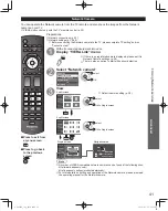 Предварительный просмотр 41 страницы Panasonic TC-L42D30 Owner'S Manual