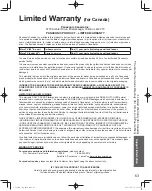 Предварительный просмотр 63 страницы Panasonic TC-L42D30 Owner'S Manual