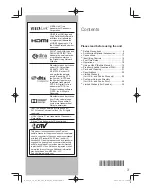 Preview for 3 page of Panasonic TC-L42EW60 Owner'S Manual