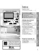Preview for 3 page of Panasonic TC-L42U12 - 42" LCD TV Manual De Instrucciones