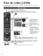 Предварительный просмотр 22 страницы Panasonic TC-L42U12 - 42" LCD TV Manual De Instrucciones