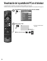 Предварительный просмотр 24 страницы Panasonic TC-L42U12 - 42" LCD TV Manual De Instrucciones