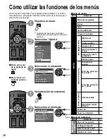 Предварительный просмотр 28 страницы Panasonic TC-L42U12 - 42" LCD TV Manual De Instrucciones