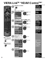 Предварительный просмотр 32 страницы Panasonic TC-L42U12 - 42" LCD TV Manual De Instrucciones