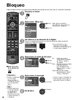 Предварительный просмотр 36 страницы Panasonic TC-L42U12 - 42" LCD TV Manual De Instrucciones