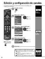 Предварительный просмотр 38 страницы Panasonic TC-L42U12 - 42" LCD TV Manual De Instrucciones