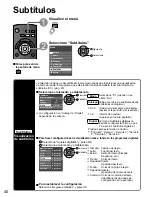 Предварительный просмотр 40 страницы Panasonic TC-L42U12 - 42" LCD TV Manual De Instrucciones