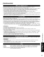 Preview for 47 page of Panasonic TC-L42U12 - 42" LCD TV Manual De Instrucciones