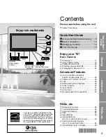 Preview for 3 page of Panasonic TC-L42U12 - 42" LCD TV Operating Instructions Manual