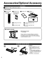 Preview for 8 page of Panasonic TC-L42U12 - 42" LCD TV Operating Instructions Manual