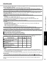 Preview for 33 page of Panasonic TC-L42U12 - 42" LCD TV Operating Instructions Manual